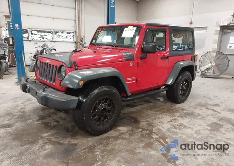2012 Jeep Wrangler Sport from USA, damaged, VIN 1C4AJWAG1CL204406